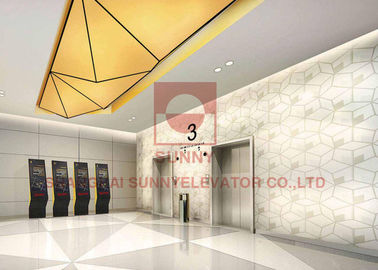Cargue el elevador de alta velocidad del elevador del pasajero de 630~1600kg MRL menos espacio
