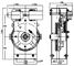 Diámetro de rueda bidireccional de la cuerda de Roomless de la máquina del gobernador del elevador Ф240mm, Ф200mm