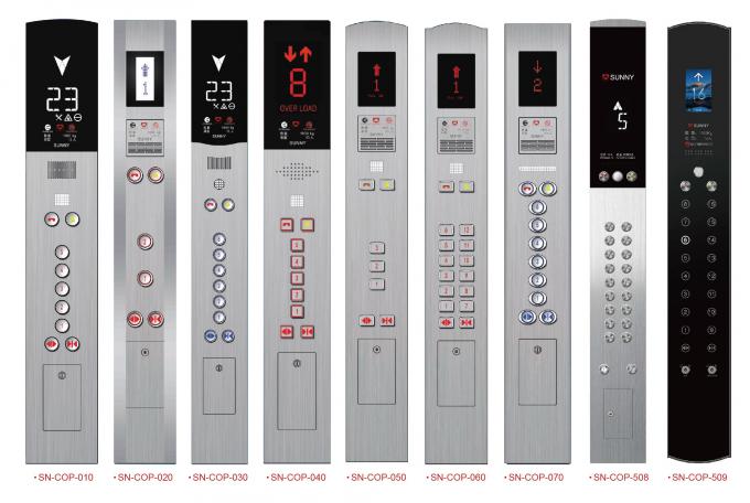 El POLI del elevador del botón de la elevación de Passanger/el elevador redondos pieza/poli de acero inoxidable del elevador del panel de control para la elevación