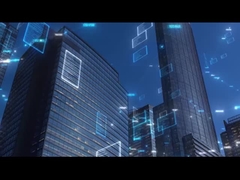 Elevador de observación de vidrio transparente de 1000 kg