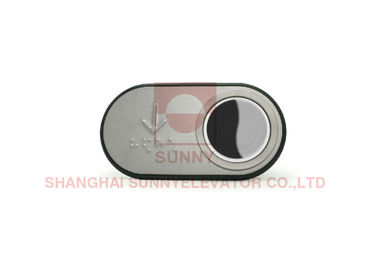Levante la base del ABS de los botones del elevador del reemplazo de los recambios con el marco y la superficie externos del círculo del metal