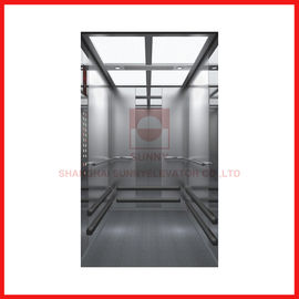 Acero inoxidable del espacio grande de alta velocidad del elevador para el tamaño de la puerta de abertura del hospital 1100*2100