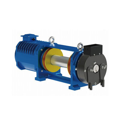 Máquina de tracción sin engranajes síncrona de imán permanente de 220/380V para ascensor de pasajeros de villa con carga de 320~450KG