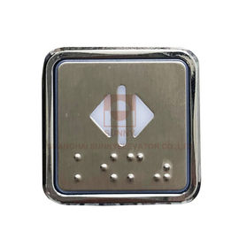 El botón inoxidable de la elevación de la placa del voltaje 12-24 V con Braille para el poli/poda