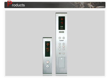El poli estándar del elevador poda el panel del botón con el proceso que ensancha para los recambios de la elevación