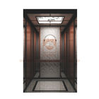 Decoración de mármol de la cabina del elevador del diseño del coche del mosaico del piso para la elevación del elevador/del pasajero del hotel