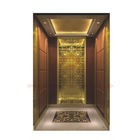 Decoración de mármol de la cabina del elevador del diseño del coche del mosaico del piso para la elevación del elevador/del pasajero del hotel
