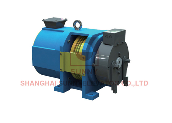Elevadores Máquina de tracción sin engranajes 220V / 380V, 2: 1 con cuerda de envoltura única 320 - 450kg Elv.Carga