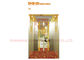 Decoración suave de la cabina del elevador de la iluminación con el espejo Titanium del oro/grabada al agua fuerte