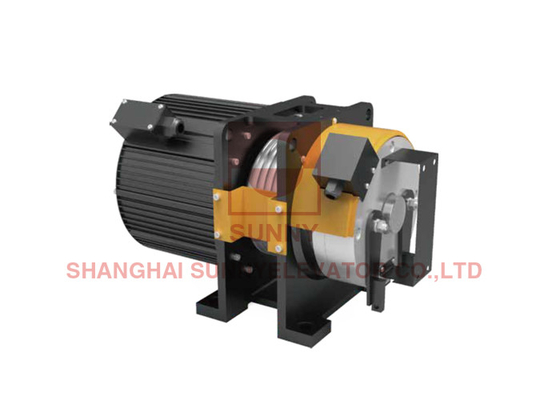 Máquina de tracción sin engranajes de 220V/380V de tensión para ascensor con grado de protección IP41 y 2 1 roping