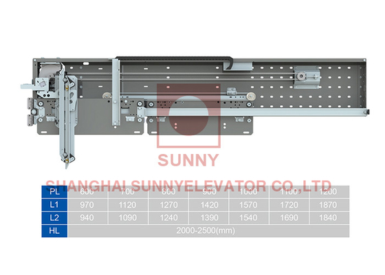 600~1200mm HL 2 Panel de apertura lateral Pm Operador de puertas síncronas