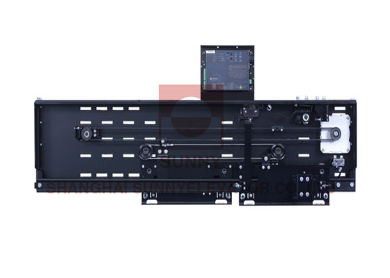 Operador de puerta síncrono de imán permanente de apertura lateral de 2 hojas para piezas de ascensor