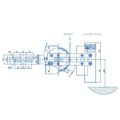 Dispositivo de tensión del ascensor con 6/6.3 mm de diámetro de cuerda