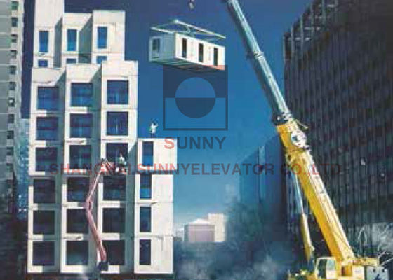 Elevador de alta velocidad Construcción de ascensores con 120 m/min Velocidad 1600/2000 kg Carga y altura de desplazamiento ≤ 200 m