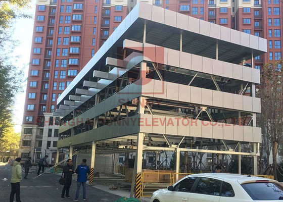 380V de 3 fases y 5 alambres de tipo plano móvil de control PLC Equipo de estacionamiento mecánico para ascensor de estacionamiento automático