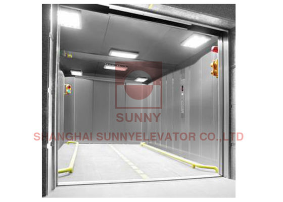 Elevador de carga de pequeña capacidad con carga de 5000 kg, velocidad de 1,0 m/s y recorrido de 50 m para uso industrial
