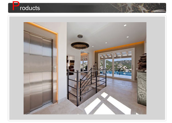 Elevador panorámico barato durable de poco ruido de la elevación del hogar de la carga 250~400kg pequeño Gass