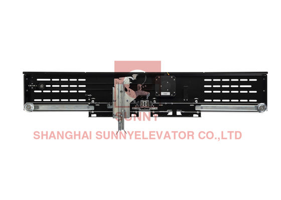 Puerta de cabina de apertura central de dos paneles con certificación CE - Sistema de puerta de ascensor duradero y silencioso