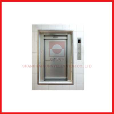 Puerta deslizante abierta del elevador industrial del Dumbwaiter de la carga 100-300kg flexible con diseño del coche