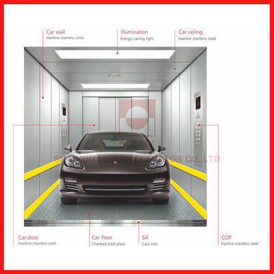 Operación simple compacta grande del elevador de alta velocidad del coche del espacio/de la carga para el automóvil