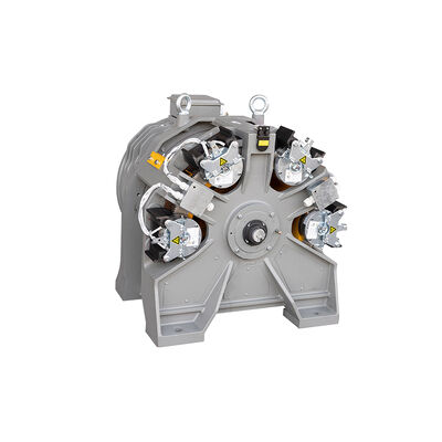 Máquina de tracción de ascensor integrada de doble soporte de alta eficiencia y alta velocidad con EEI ≤ 1