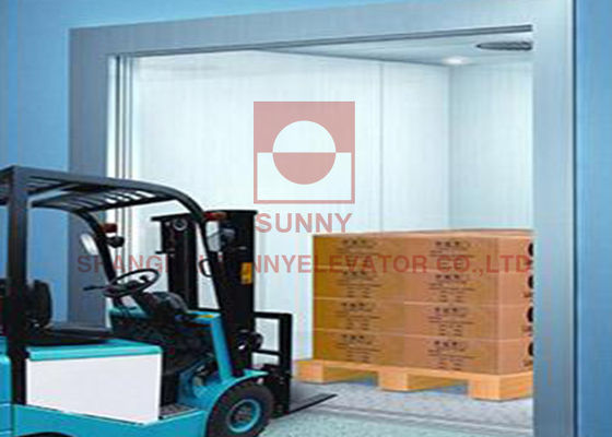 Adapte el ahorro de la energía de alta velocidad del elevador de la carga con Vvvf/el espacio grande