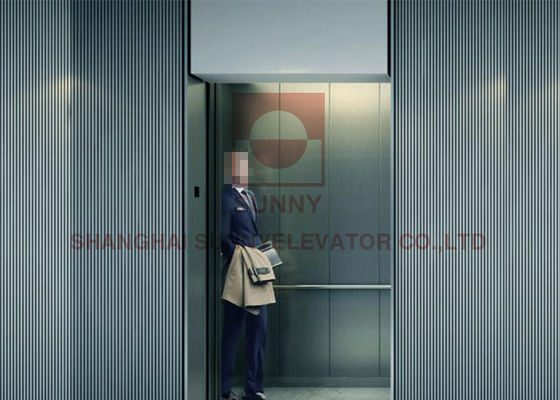 Elevador de alta velocidad de Roomless de la máquina del pasajero con el sistema de dirección del aparcamiento