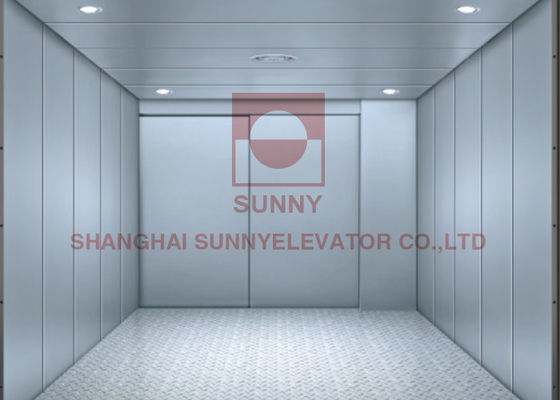 elevadores sin engranaje de Roomless de la máquina de la carga del ahorro de espacio 1000kg